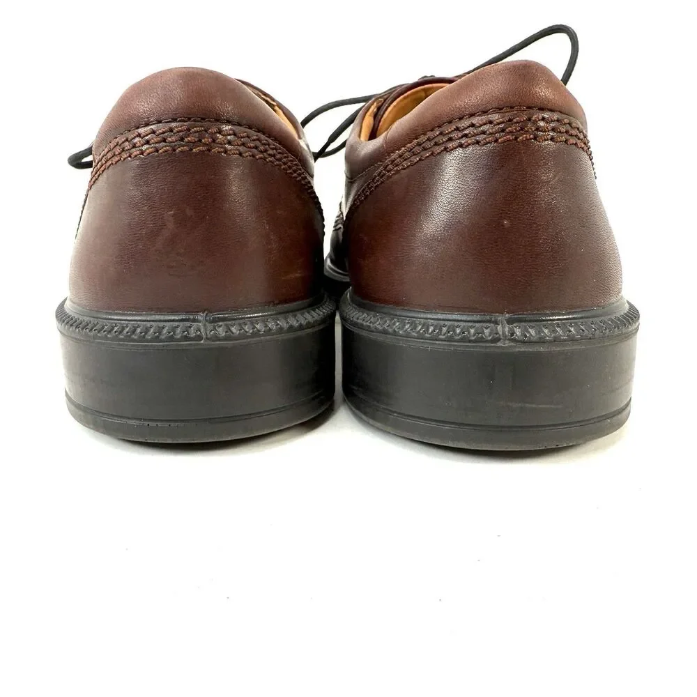 Men's Ecco Arlanda Plain Toe Oxfords Shoes 34764 Brown Size EU 45 US 11.5